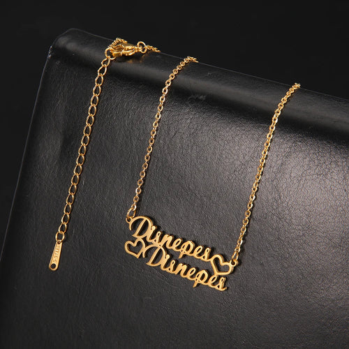 Collier Prénom Personnalisé – Acier Inoxydable Doré ou Argent